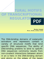 Structural Motifs of Transcriptional Regulators