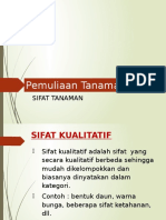 PT 4. Sifat Tanaman