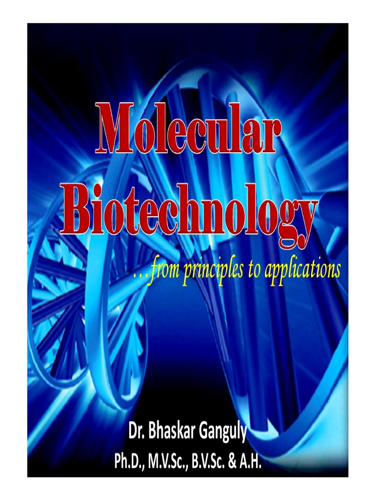 Molecular Biotechnology Fundamentals | PDF | Molecular Cloning ...