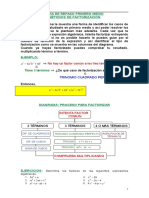 Ejercicios Factorización