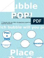 Bubble Pop!: 3 Grade Math STAAR Review