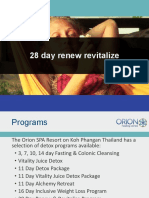 Orion Healing 28 Day Renew-Revitalize