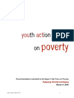 Youth Action Project On Poverty Report 2016