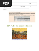 F10-1 Do Sol Ao Aquecimento (Banco de Questões Com Itens de Exames)