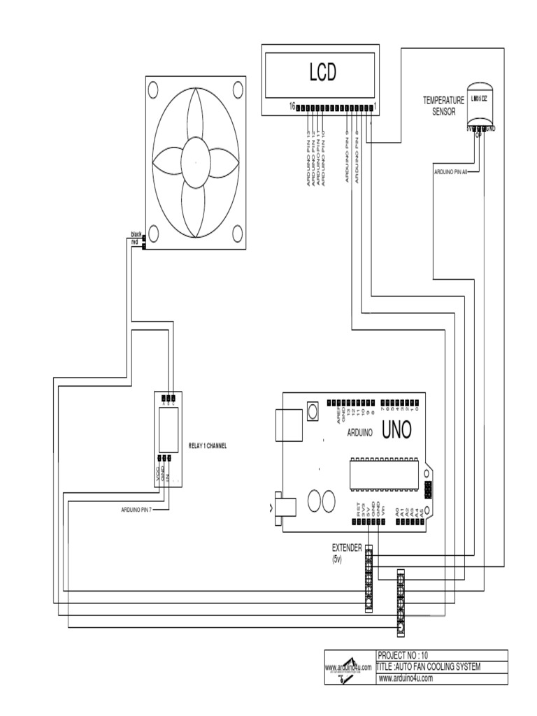 Arduino Auto Fan Cooling System | PDF