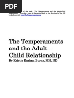 Download The Temperaments and the Adult Child Relationship SAMPLE by Kristie Karima Burns SN31150214 doc pdf