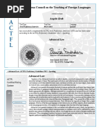 OPIc Level Descriptions and Criteria | PDF
