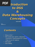 To DSS & Data Warehousing Concepts