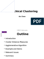 Hierarchical Clustering: Ke Chen