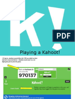 Playing A Kahoot