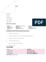 Personal Pronouns