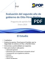 Evaluación Del 2ndo Año de Gobierno Otto Pérez Molina