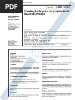 NBR 12244 - Construcao de Poco Para Captacao de Agua Subterranea