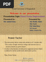 Presentation On Power Factor Improvement