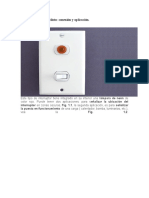 Interruptor luz piloto: conexión y uso