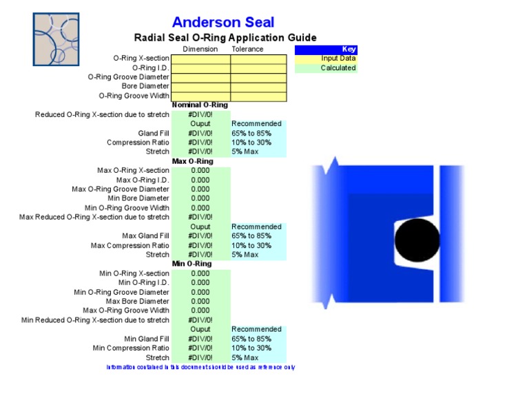O-Ring Radial Seal Application Guide | PDF