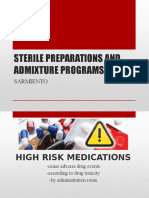 Sterile Preparations and Admixture Programs