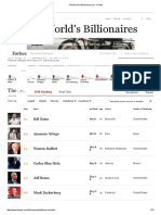 The World's Billionaires List - Forbes
