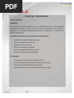 Oracle 11G Administration I