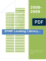 EFMP Lending Library List