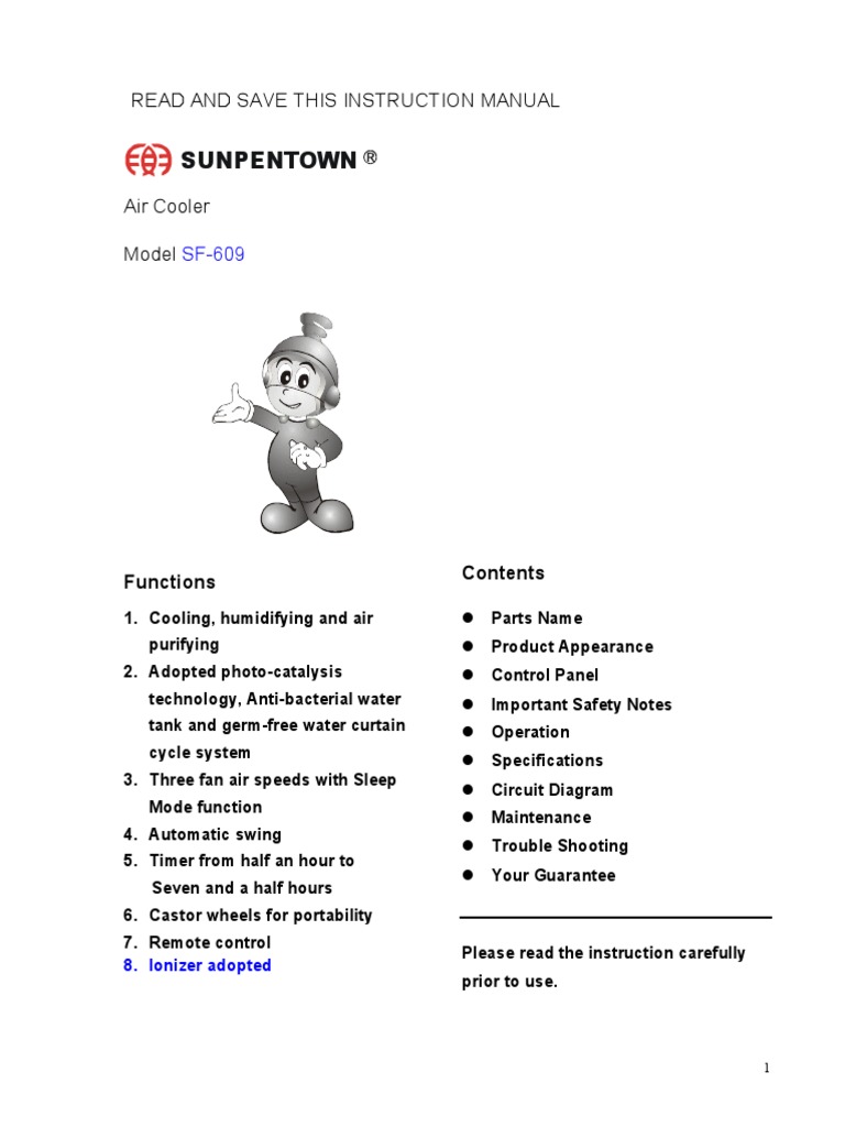 PRINT MAC330 AIRCOOLER MANUAL visual data 2