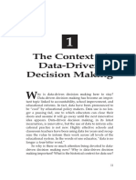 dddm contex of data driven decision makingt