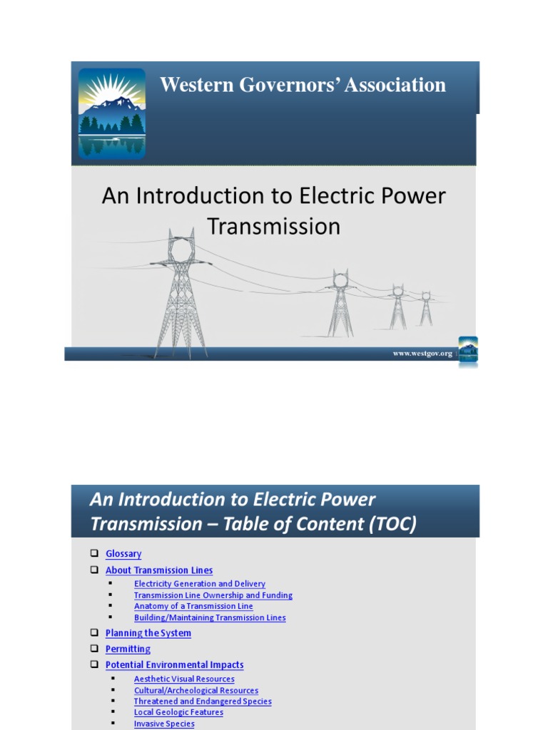 Anatomy of Electric Power Transmission | PDF | Electric Power ...
