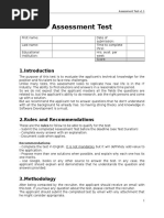 Assessmenet Test - Software Development (2)