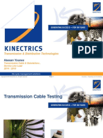 Kinectrics Presentation - HV Cable Testing