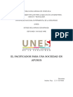 El Pacificador Para Una Sociedad en Apuros