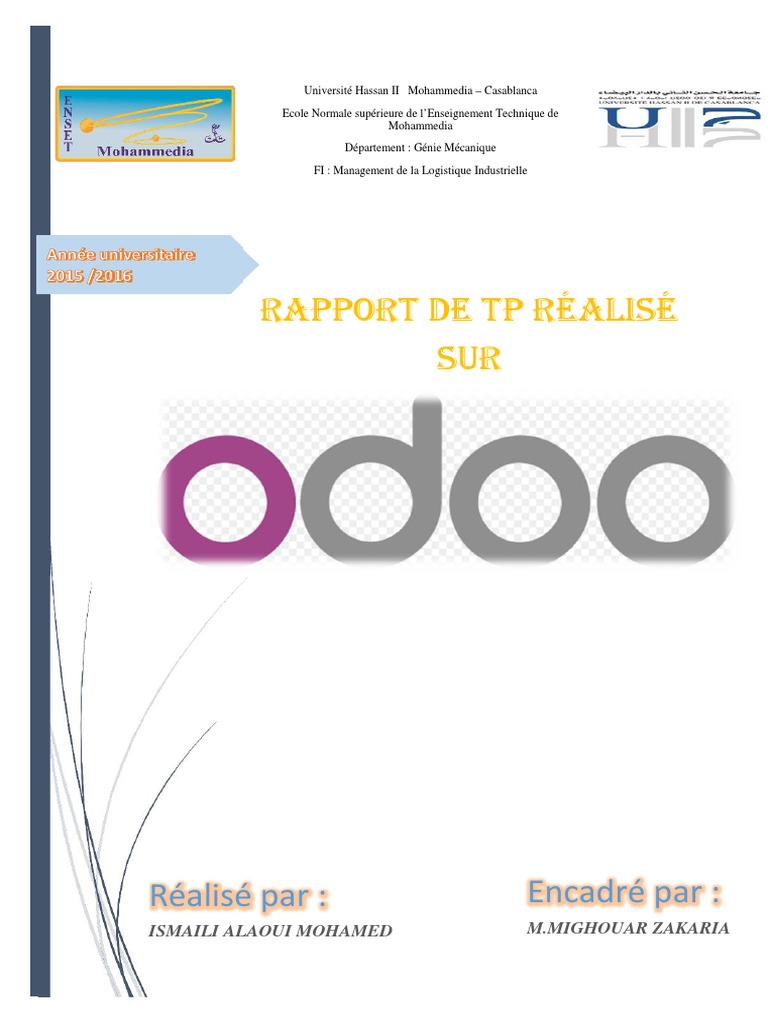 Rapport Des TP (ERP) | PDF | Progiciel de gestion intégré | Business