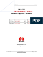 Huawei Software Upgrade Guide