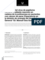 VPH y Cancer de Pene PDF