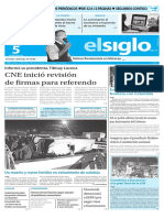 Edición Impresa El Siglo 05-05-2016