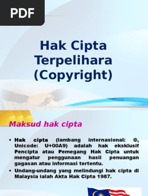 Hakcipta Pdf
