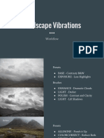 Landscape Vibrations Workflow - Recipe List