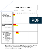 Final Year Project Gantt Chart: February March April W 1 W 2 W 3 W 4 W 1 W 2 W 3 W 4 W 1 W 2 W 3 W 4