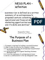 Business Plan - : Prepared by V.Ravi Kumar-Faculty-CMS I MS 1