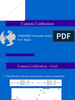 Camera Calibration - Estimating Extrinsic and Intrinsic Parameters