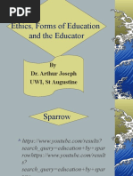 ethics and the educator 