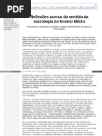[a] Ensinar Sociologia No Ensino Médio