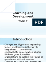 7 Training and Development