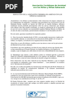 RESOLUCIÓN ASOCIACIÓN CORDOBESA DE AMISTAD CON LOS/AS NIÑOS/AS SAHARAUIS SOBRE EL SECUESTRO DE MUJERES SAHARAUIS Y LA POSTURA DE FANDAS-SAHARA Y EL FRENTE POLISARIO