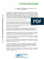 Resolución Asociación Cordobesa de Amistad Con Los/as Niños/as Saharauis Sobre El Secuestro de Mujeres Saharauis y La Postura de Fandas-Sahara y El Frente Polisario