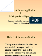 Different Learning Styles