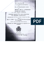 Relação Breve (...) Adiantamento Feito No Hospital Real de S. António (...) Porto, 1824.
