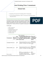  Table of Regulated Drinking Water Contaminants _ Your Drinking Water _ US EPA