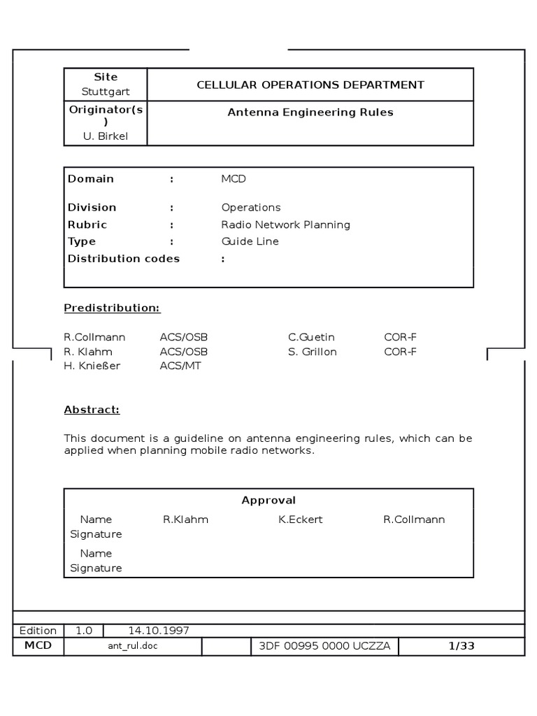 Antenna Rules Alcatel Antenna (Radio) Polarization (Waves)