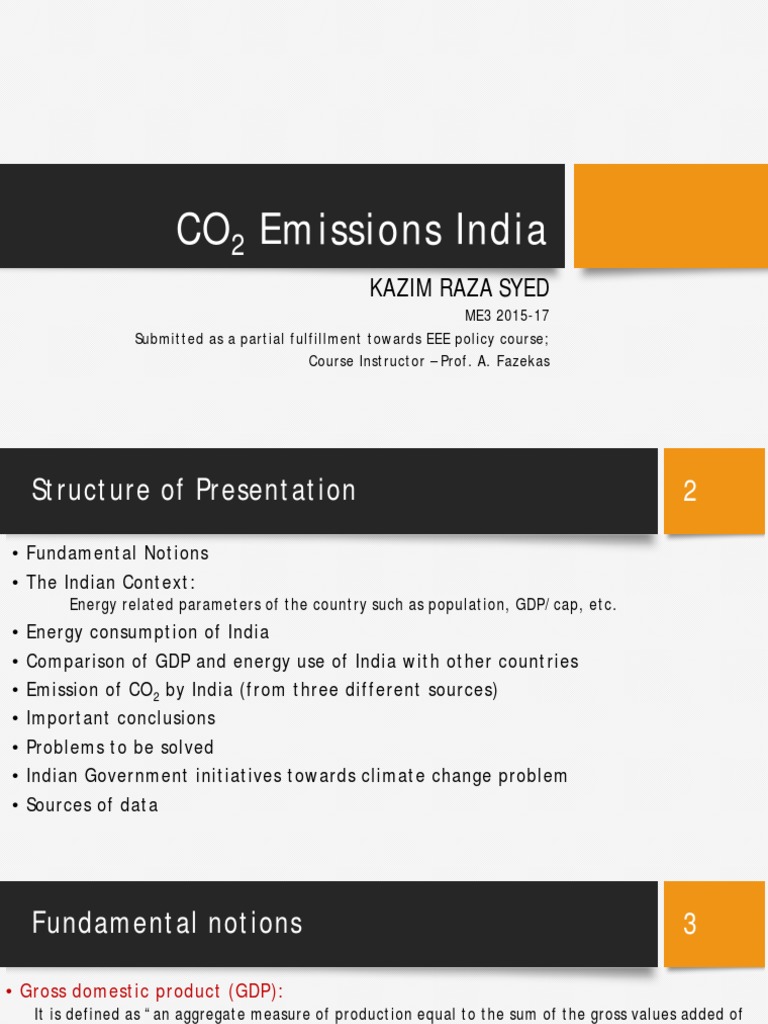 India's CO2 Emission Challenges | PDF | Low Carbon Economy | Renewable ...