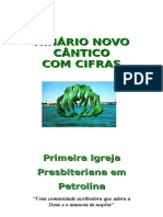 Hinário Novo Cântico Cifrado